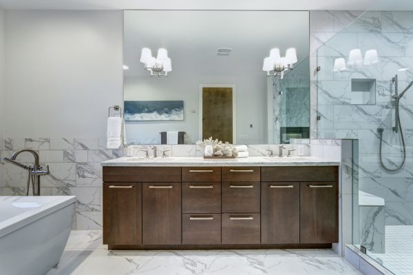 Bathroom Storage Installation in Carrollton